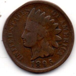 Estate Find: 1895 Indian Head Small Cent - Scarce Die Centering Error